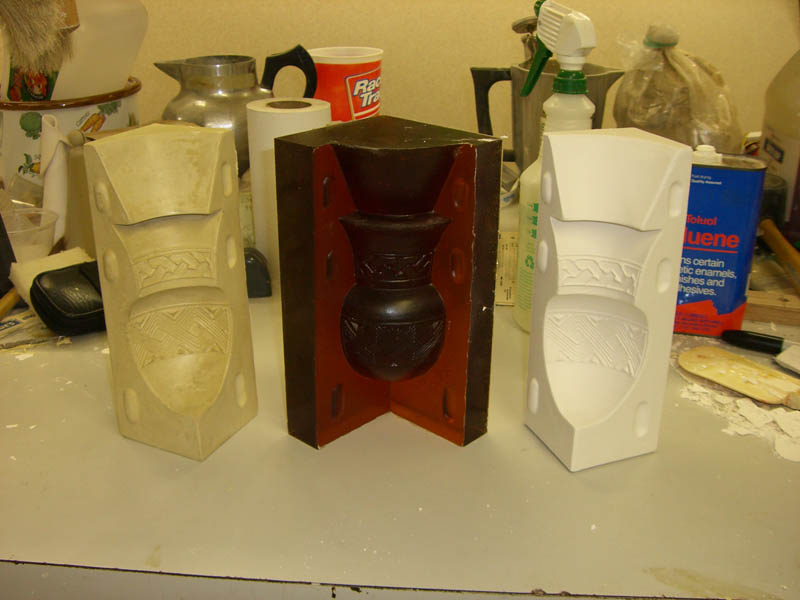 Waste, rubber, and production molds