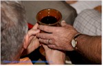 Passing the Communion Chalice Passing the Communion Chalice