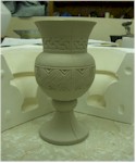 Greenware chalice Greenware chalice