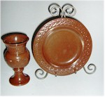 Finished chalice and paten Finished chalice and paten